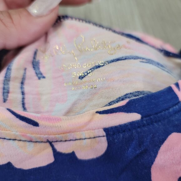 Lilly Pulitzer Mini Edna Dress Gimme Some Leg Small flamingo Print size S 4/5 - Picture 4 of 7